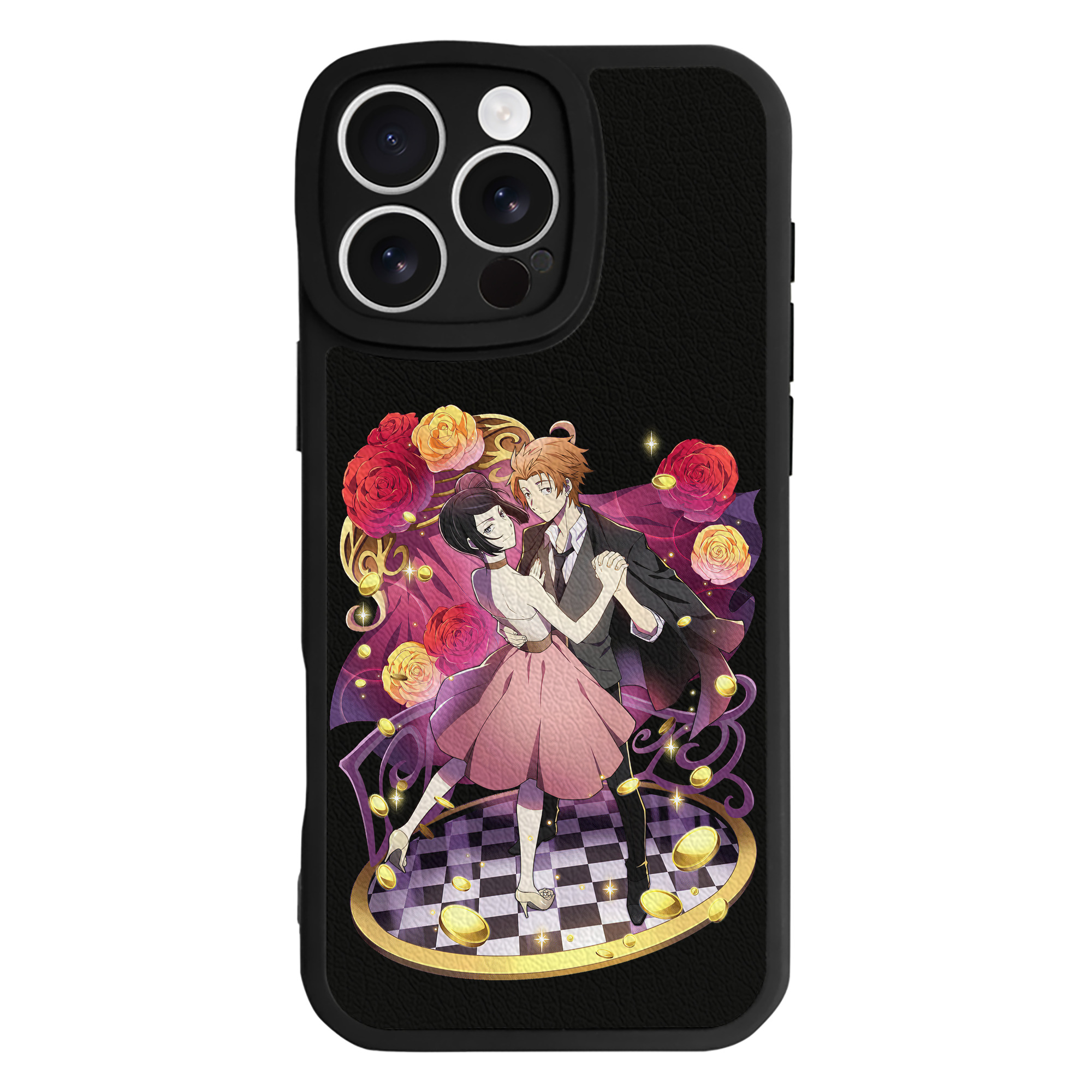 （画像用） 文豪ストレイドッグス Bungo Stray Dogs 【iPhone 16シリーズ対応】シリコンスマホケース（レザー調） 材質：シリコン